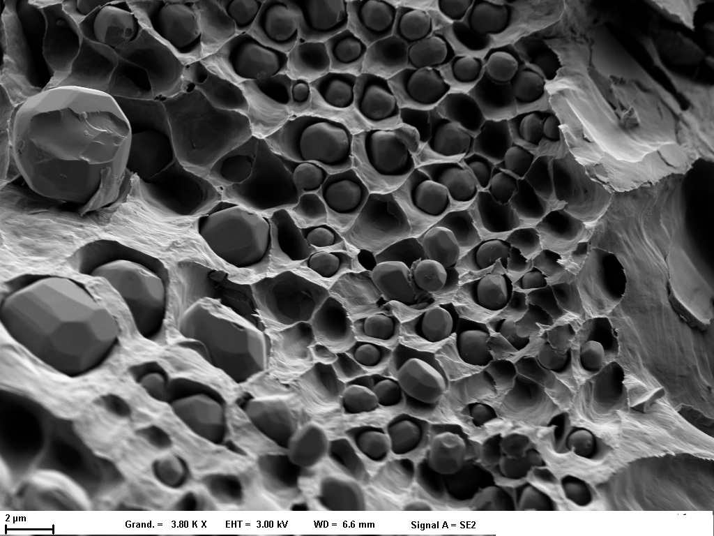 Microscopie_electronique_a_balayage_fractographie_cuivre_inclusions_oxyde_de_cuivre_x3800